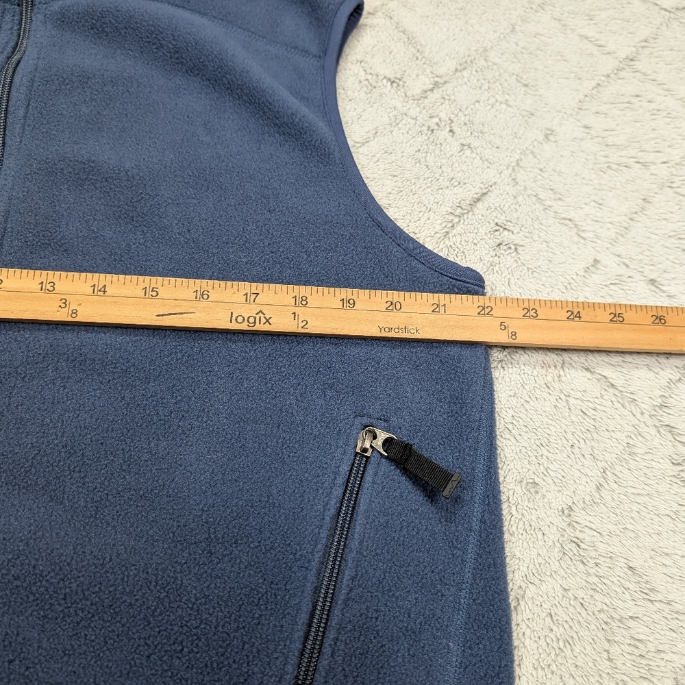 Patagonia Vest Jacket Mens M Blue Synchilla Fleece Full Zip Outdoor Casual - Picture 6 of 8